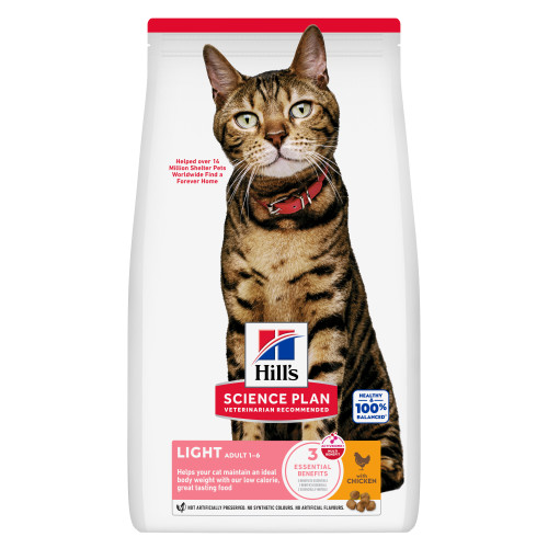 Hill's Adult Light mit Huhn Katzenfutter