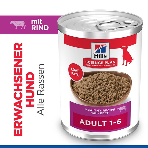 Hill's Adult Rind Hundefutter (in Dosen 370g)