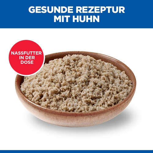Hill's Mature Adult 7+ mit Huhn Hunde-Nassfutter (Dosen 370g)
