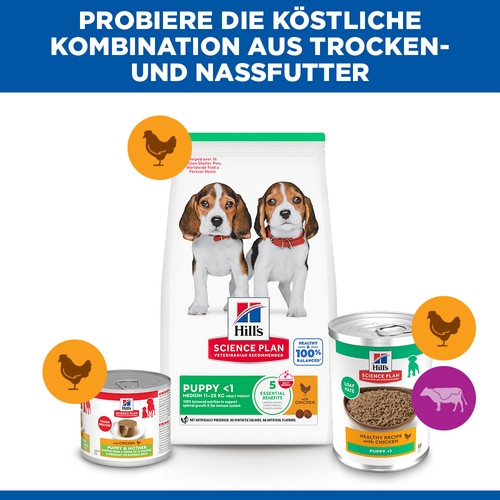 Hill's Puppy Huhn Hundefutter (in Dosen 370g)