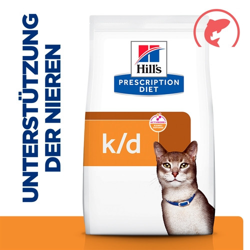 Hill's Prescription Diet K/D Kidney Care Katzenfutter mit Lachs