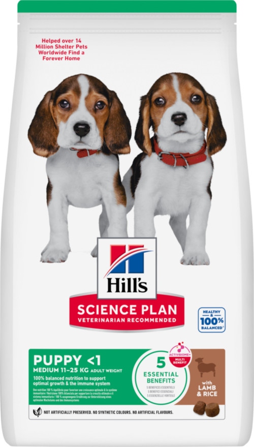 Hill's Puppy Medium Lamm & Reis Hundefutter