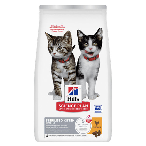 Hill's Kitten Sterilised Katzenfutter mit Huhn