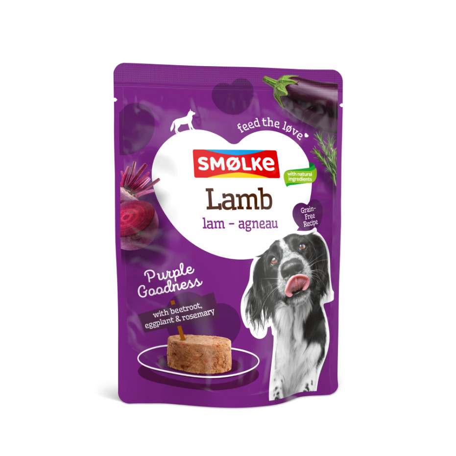 Smølke Purple Goodness lam nat hondenvoer