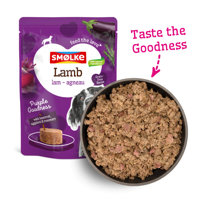 Smølke Purple Goodness lam nat hondenvoer