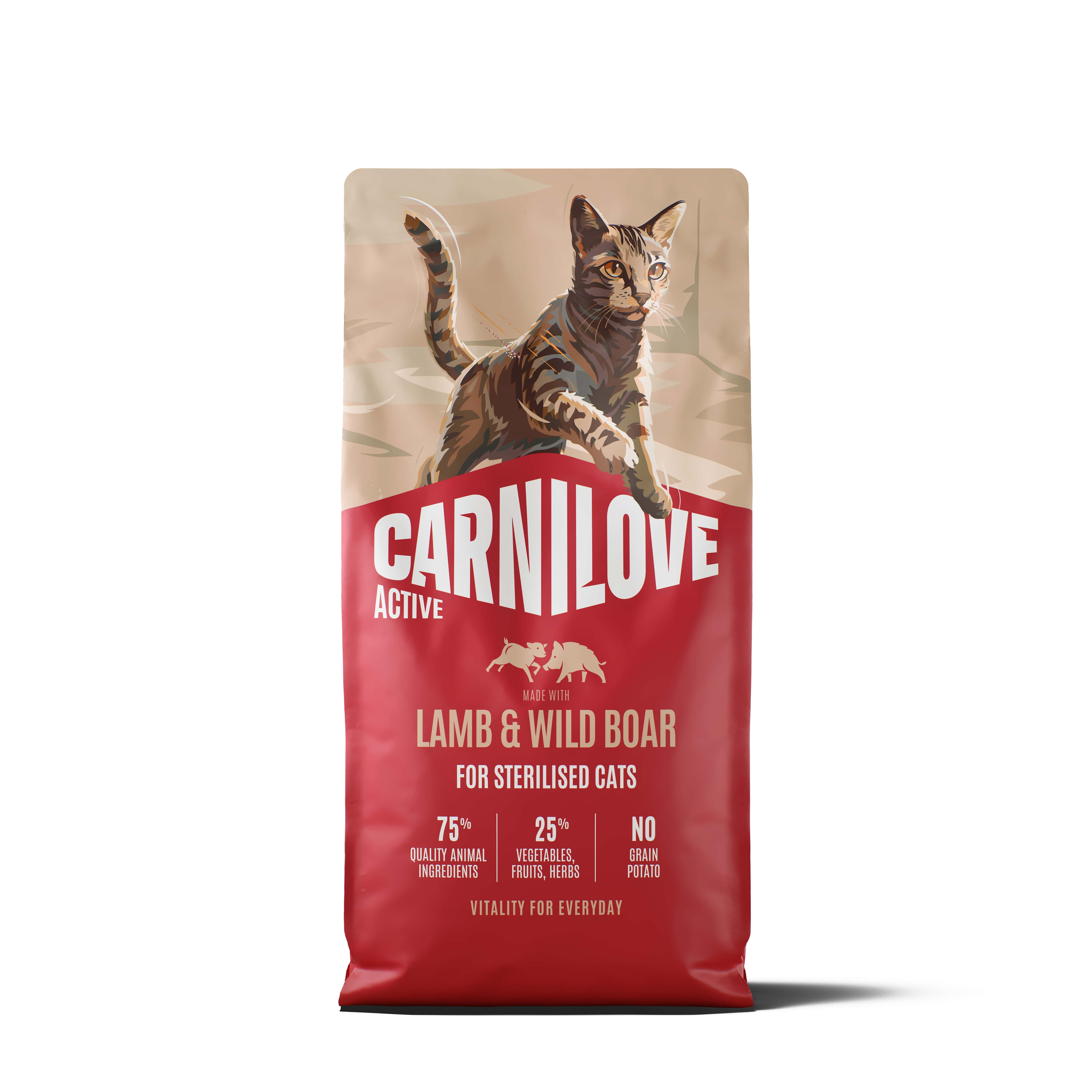 Carnilove Sterilised met lam & everzwijn kattenvoer