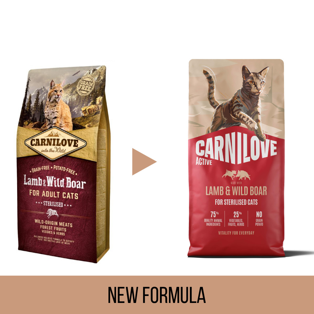 Carnilove Sterilised met lam & everzwijn kattenvoer