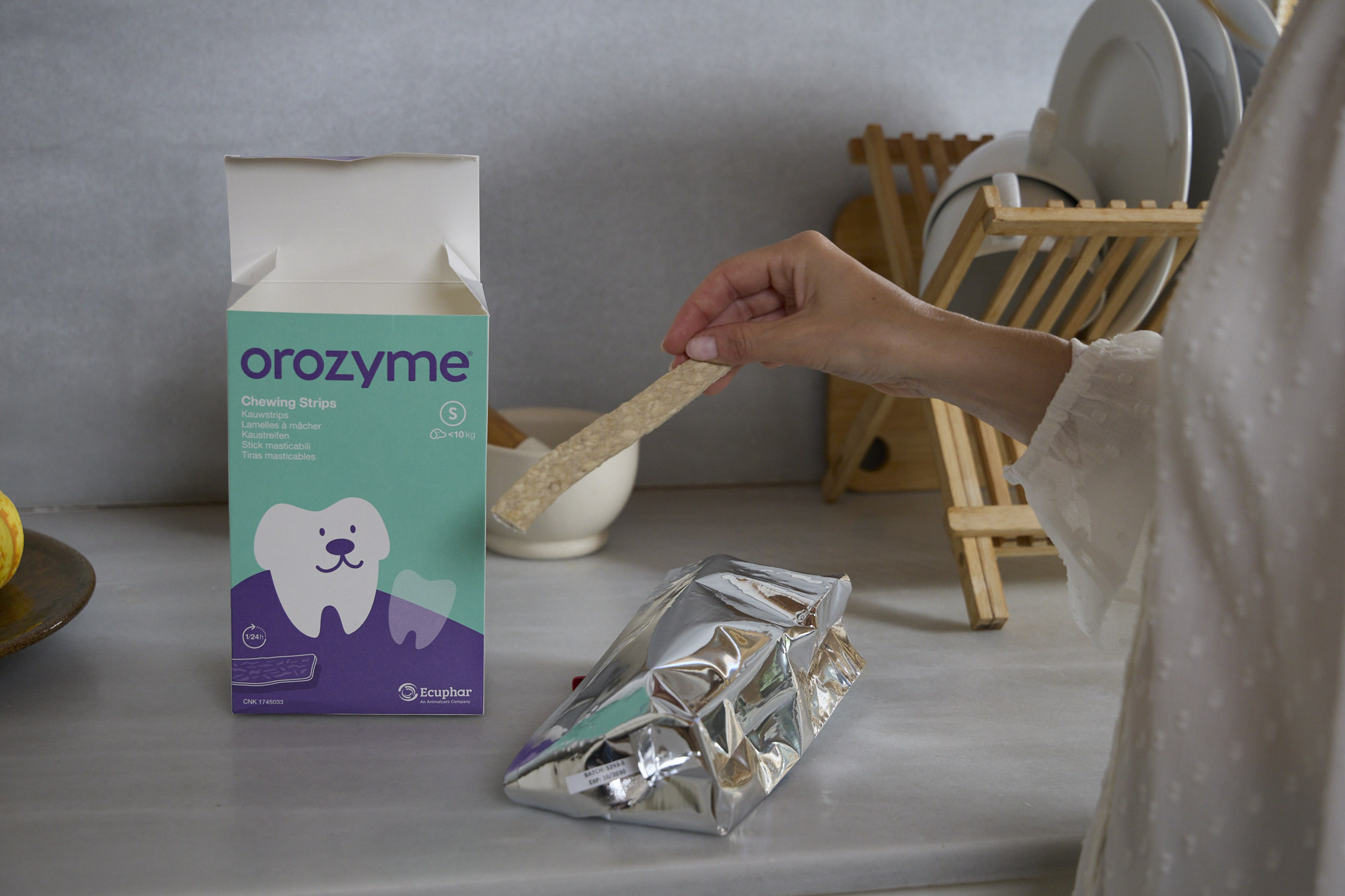 Orozyme Enzymatische Kauwstrips Hond Small tot 10 kg
