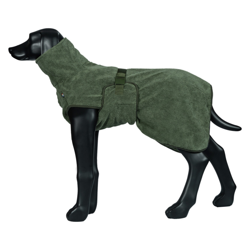 Rukka - Medea x Bathrobe badjas olijfgroen voor de hond