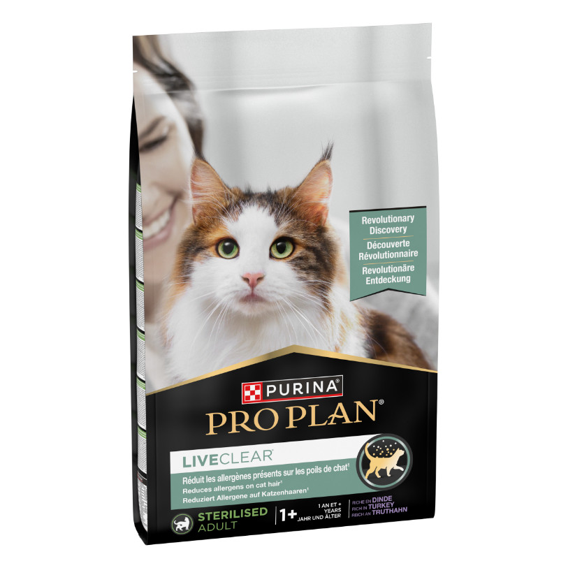 Pro Plan LiveClear Sterilised Adult met kalkoen kattenvoer