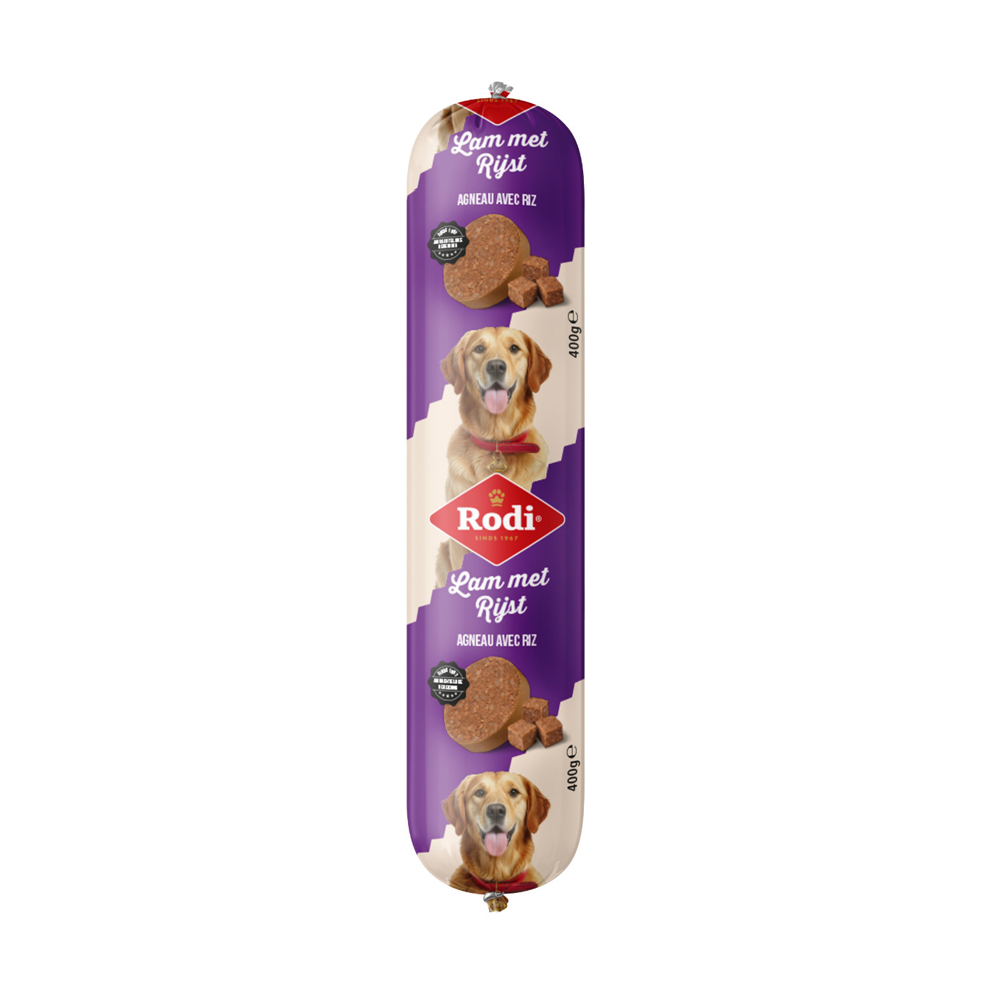 Rodi Worst Lamm mit Reis für den Hund