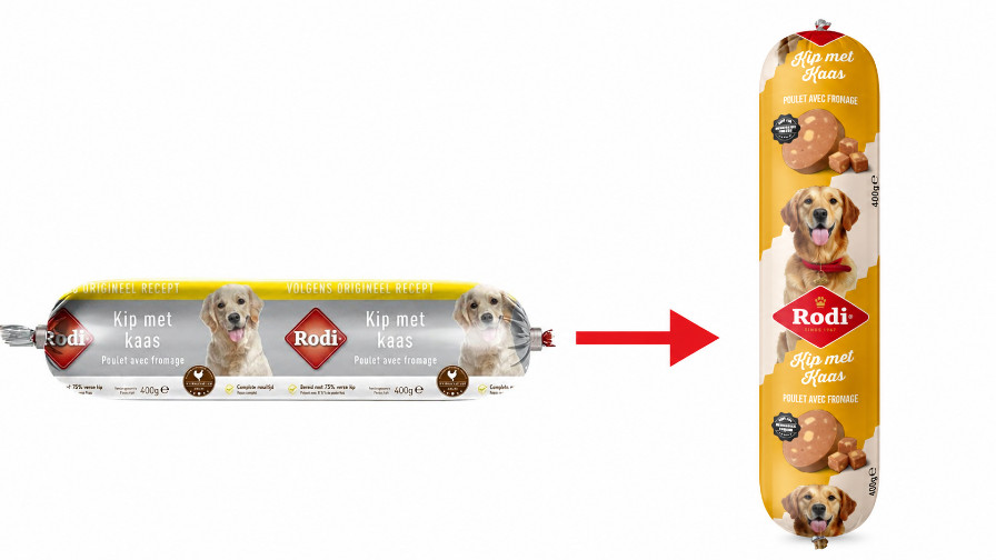 Rodi Wurst Huhn mit Käse für den Hund