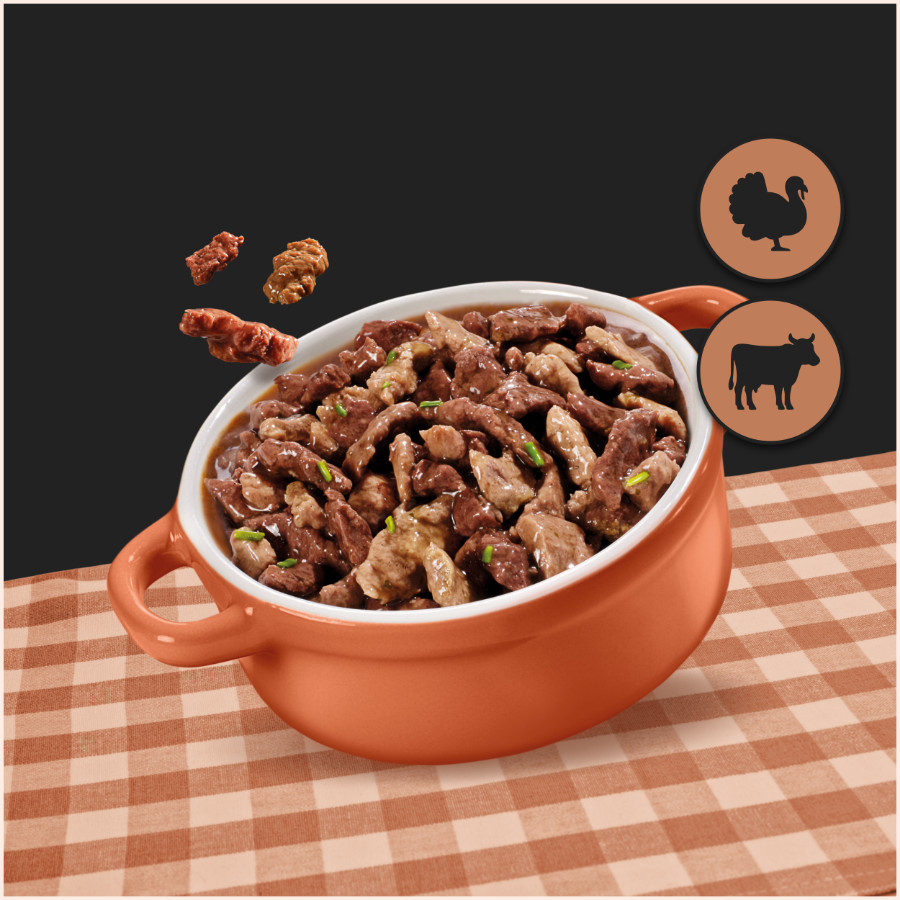 Cesar Cuisine in saus multipack natvoer hond alukuipjes (150 g)
