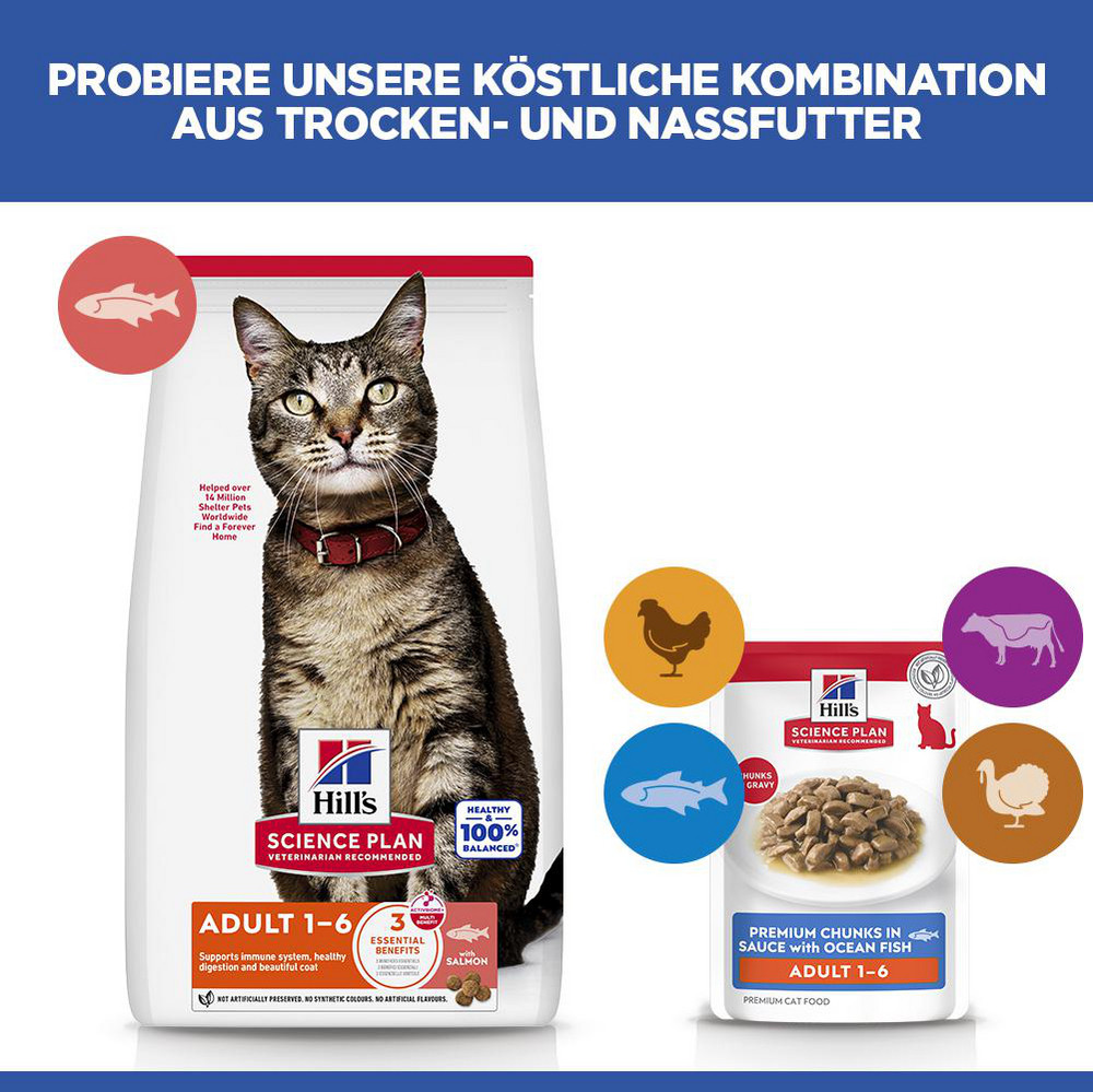 Hill's Adult Ozeanfisch Katzen-Nassfutter 85 g