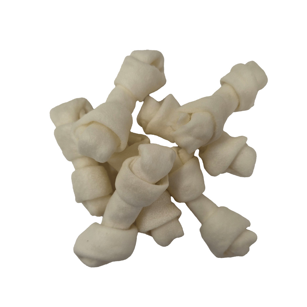 Brekz Dental Rawhide - knoopbeen 9 cm kauwsnack hond
