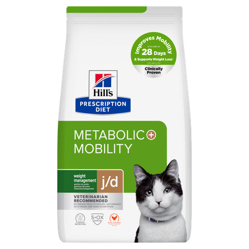 Hill's Prescription Diet J/D Weight Metabolic + Mobility Katzenfutter mit Huhn