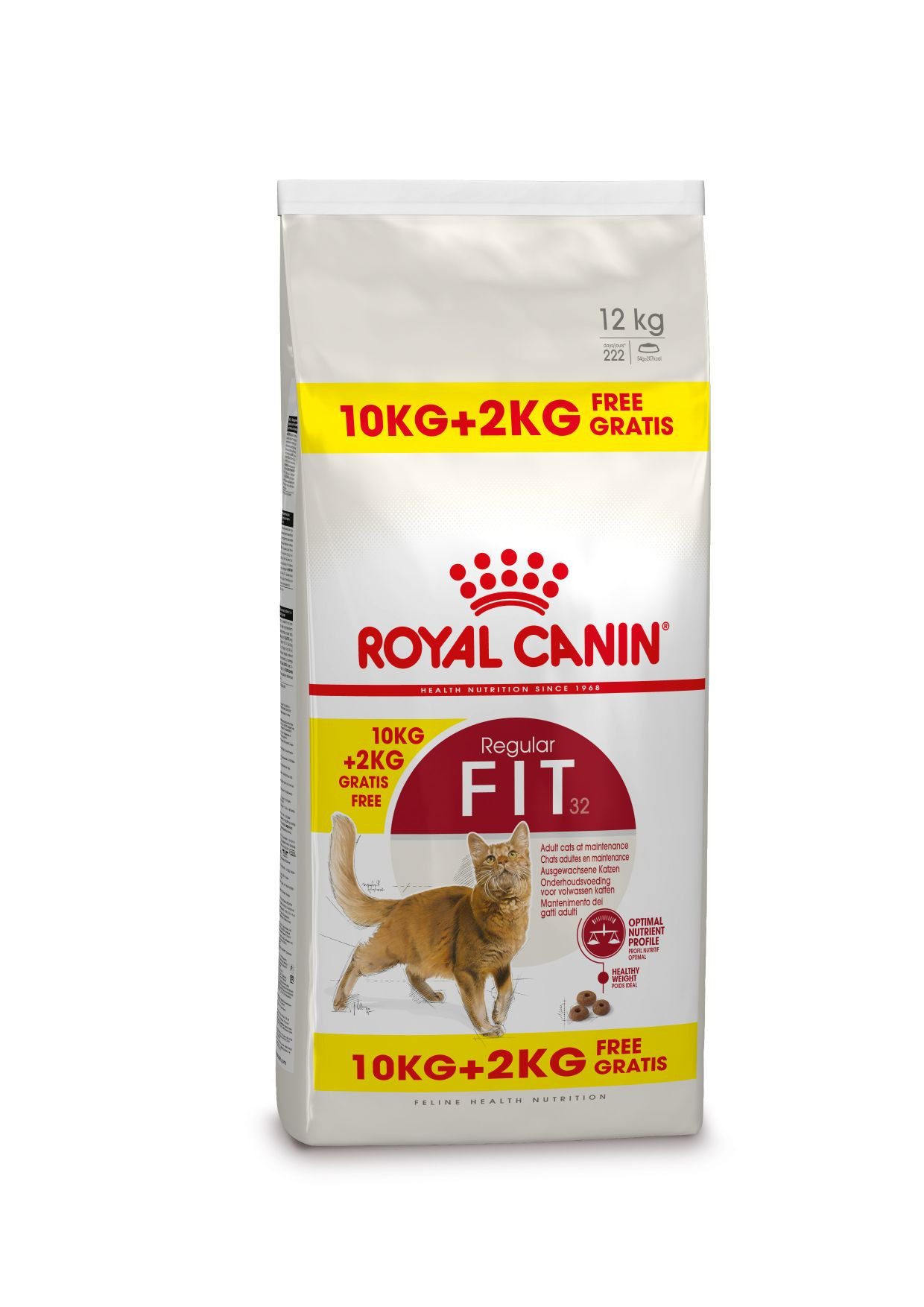 Afbeelding Royal Canin Fit 32 kattenvoer 10 + 2 kg door Brekz.nl