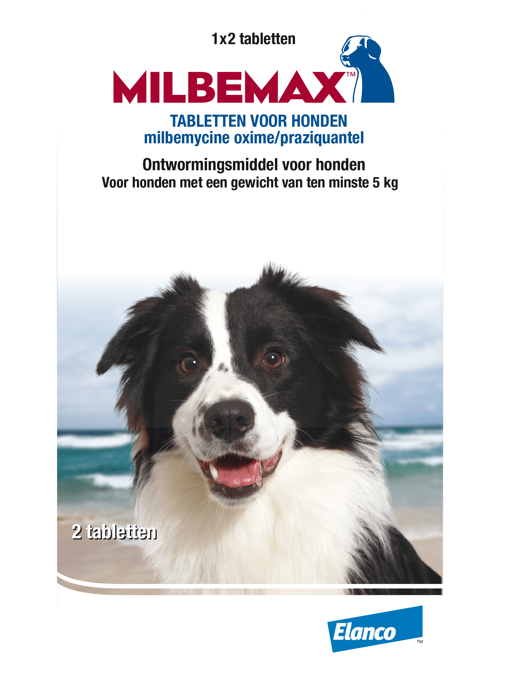 Milbemax Grote hond 2 Tabletten