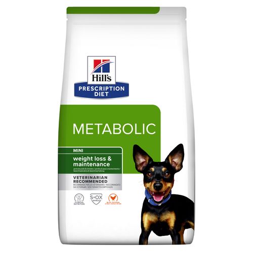 Afbeelding Hill's Prescription Metabolic Mini Weight Management hondenvoer met kip 3 kg door Brekz.nl