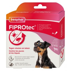 Beaphar Fiprotec Dog 3+1 pip - Anti vlooien en tekenmiddel
