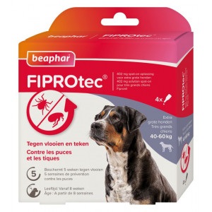 Beaphar Fiprotec Spot-On XL Hond 4 pip (40-60kg)