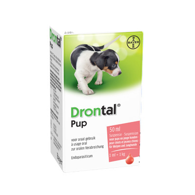 Afbeelding Drontal - Worm Druppels Pup door Brekz.nl