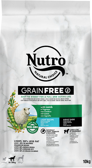 veel plezier Communisme Aanleg ✔️ Nutro Grain Free Adult Light met lam hondenvoer 10 kg aan de beste  prijs! | No category | Diezoo.com