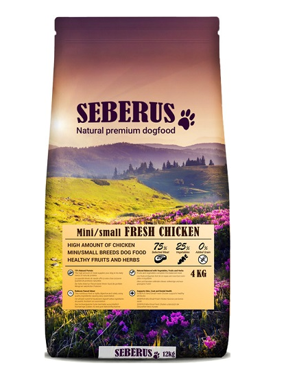 Afbeelding Seberus Mini/Small Fresh Chicken - natuurlijk graanvrij hondenvoer 4 kg door Brekz.nl