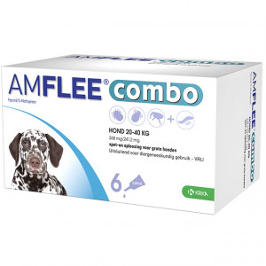 Amflee Combo Spot-on Hond - 268 mg (20-40 kg) - 3 pipetten