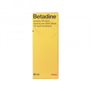 Afbeelding Betadine oplossing - 30 ml door Brekz.nl