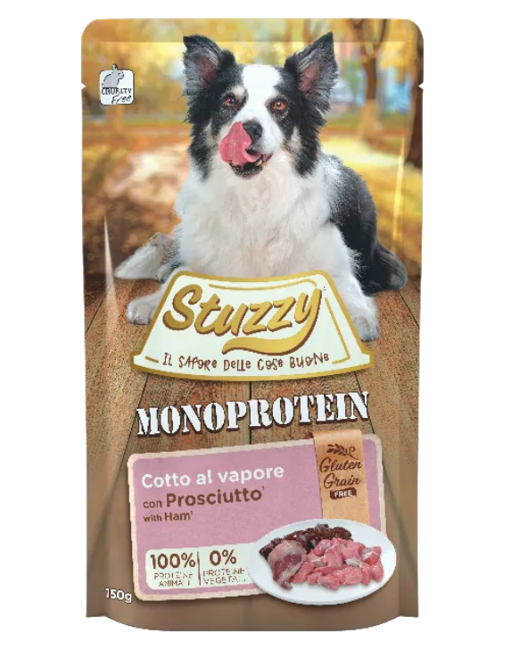 Afbeelding STU DOG POUCH GF. HAM 150GR 00001 door Brekz.nl