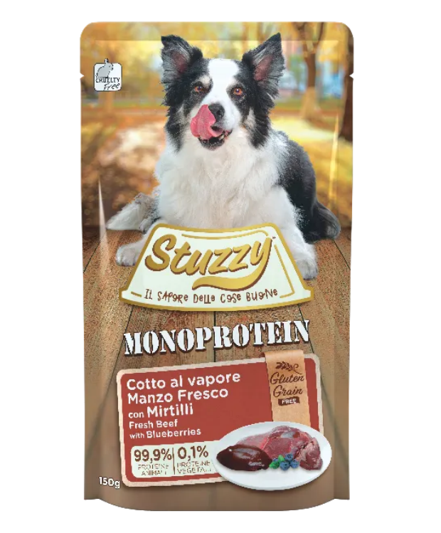 Afbeelding STU DOG POUCH GF. BEEF 150GR 00001 door Brekz.nl