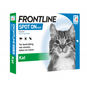 Frontline Spot On - Kat -Tegen vlooien en teken