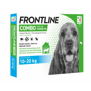 Afbeelding Frontline Combo Spot-On Hond M 6 pipetten door Brekz.nl