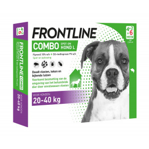 Afbeelding Frontline Combo Spot-On Hond L 3 pipetten door Brekz.nl