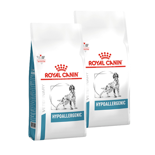 Afbeelding van 2 x 14 kg Royal Canin Veterinary Hypoallergenic hondenvoer