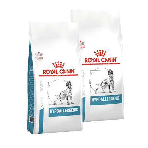 Royal Canin Veterinary Hypoallergenic hondenvoer 2 x 14 kg afbeelding