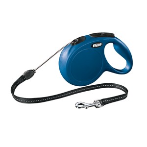 Afbeelding Flexi Classic Cord 8 meter Medium Blauw door Brekz.nl