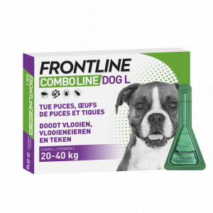 Image de 5 x 6 pipettes Front-line Comboline (Spot On) pour chien L
