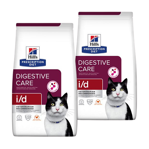 Hill's Prescription Diet I/D Digestive Care Zak Kip - Kattenvoer - 8 kg