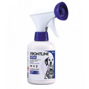 Frontline Spray - pompe manuelle anti-puces et anti-tiques pour chien et chat 3 x 250 ml