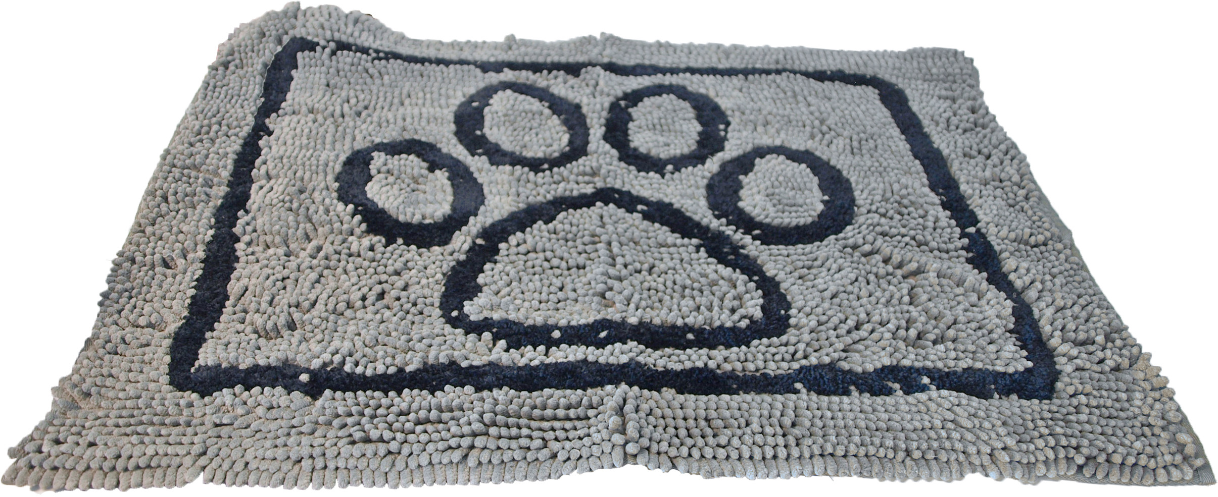 tapis imperméable 89 x 66 cm - chien gris