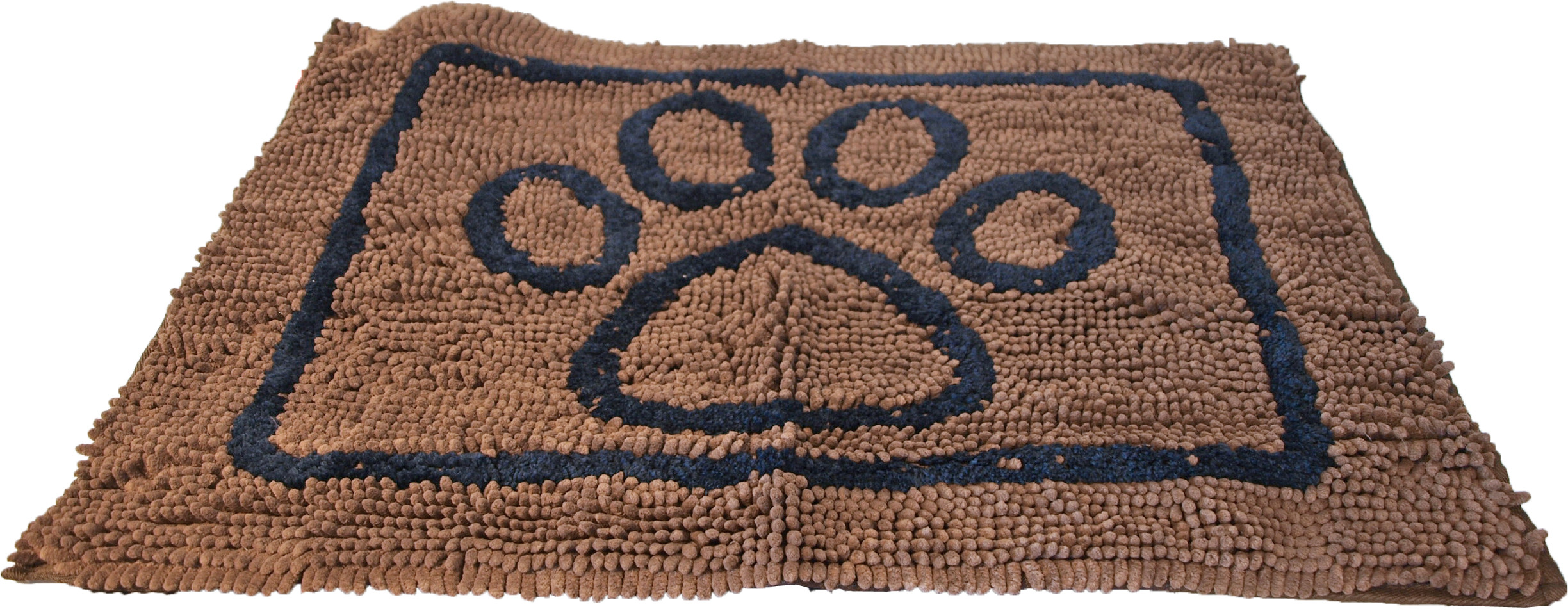 Schoonloopmat waterdicht 89 x 66 cm - hond Bruin