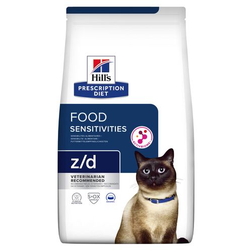 Afbeelding Hill's Prescription Diet Z/D Food Sensitivities kattenvoer 6 kg door Brekz.nl