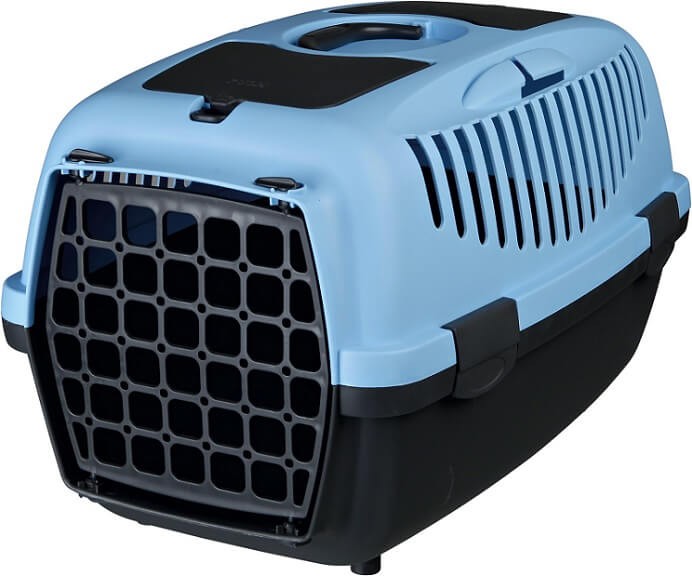 Afbeelding Vervoersbox Capri Medium voor hond en kat Blauw door Brekz.nl