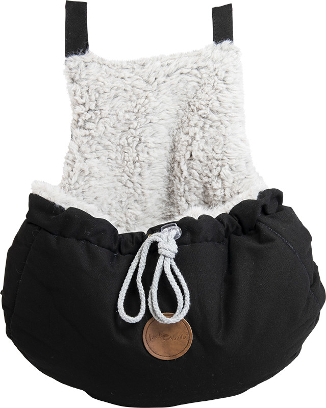Jack & Vanilla draagtas Kangaroo 42 x 42 cm Zwart afbeelding