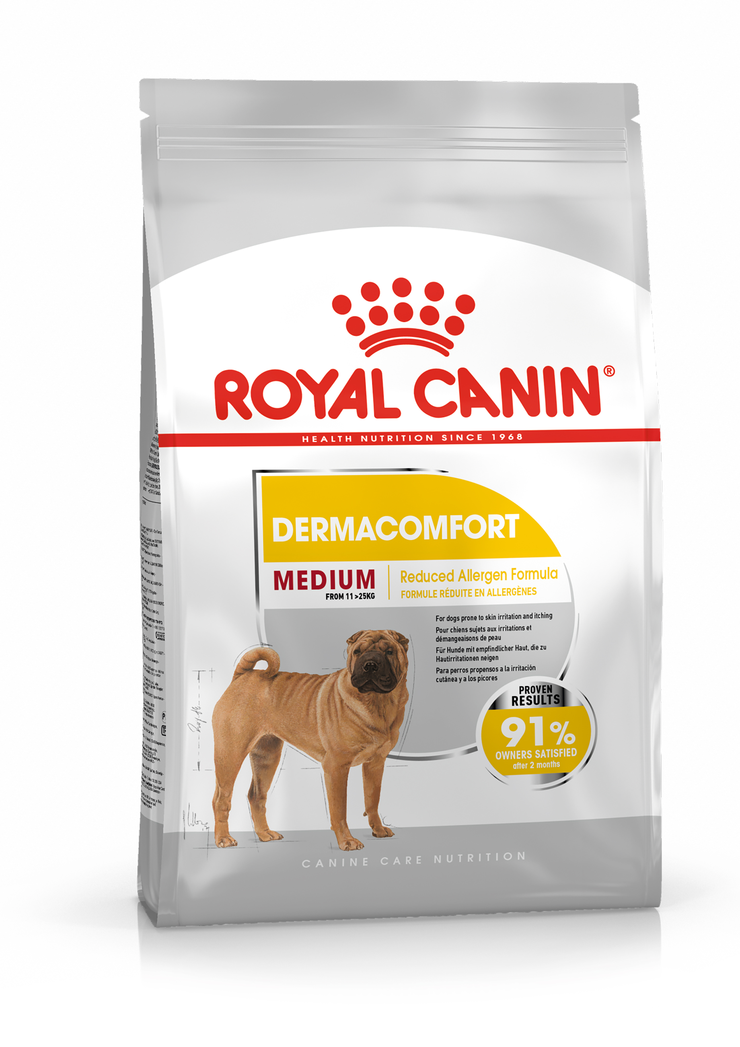 Afbeelding Royal Canin Medium Dermacomfort hondenvoer 3 kg door Brekz.nl