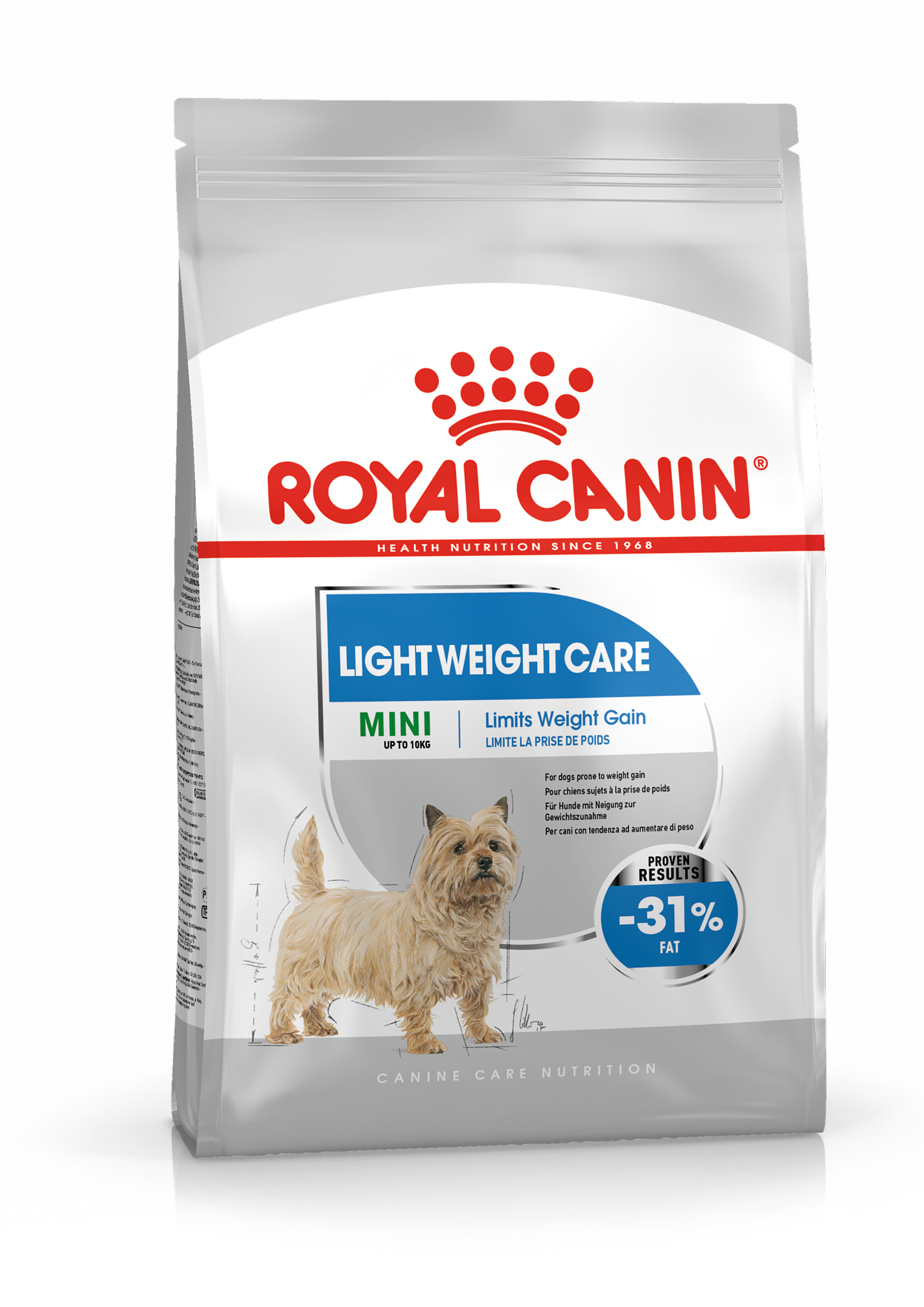 Afbeelding Royal Canin Mini Light Weight Care hondenvoer 2 x 8 kg door Brekz.nl