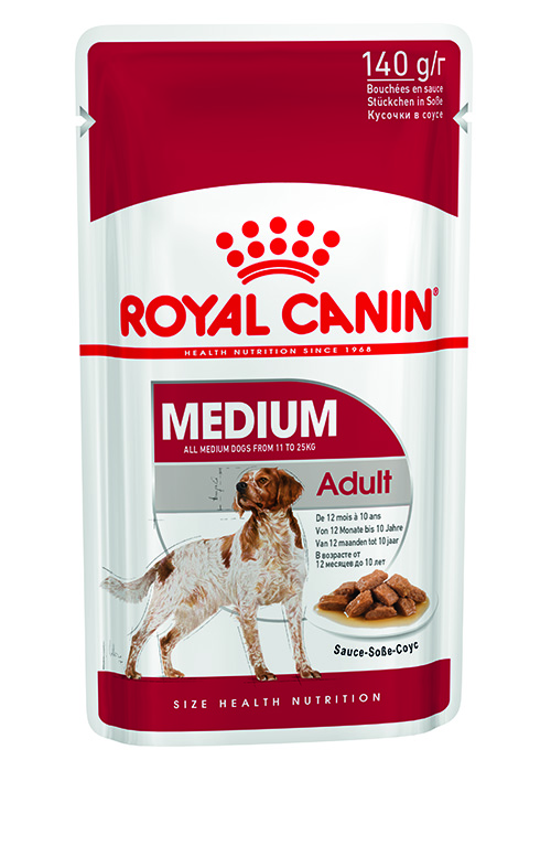 Afbeelding Royal Canin Medium Adult natvoer 10 zakjes door Brekz.nl