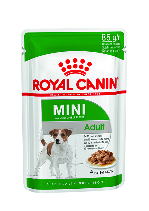 Afbeelding Royal Canin Mini Adult natvoer 12 zakjes door Brekz.nl